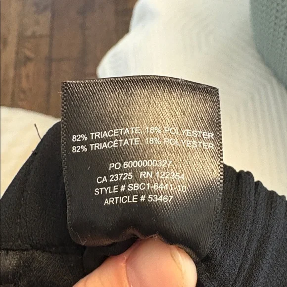 Babaton Black Elastic Waist Dress Pants - Picture 8 of 8